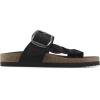 image:imageWhite Mountain Womens Harleta Braided Footbed SandalBlack Nubuck