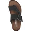 image:imageWhite Mountain Womens Harleta Braided Footbed SandalBlack Nubuck