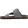 image:imageWhite Mountain Womens Harleta Braided Footbed SandalBlue Raspberry Suede
