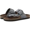 image:imageWhite Mountain Womens Harleta Braided Footbed SandalBlue Raspberry Suede