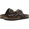 image:imageWhite Mountain Womens Harleta Braided Footbed SandalBrown Leather