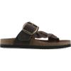 image:imageWhite Mountain Womens Harleta Braided Footbed SandalBrown Leather
