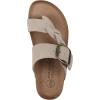image:imageWhite Mountain Womens Harleta Braided Footbed SandalSandal Wood Suede