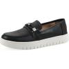 image:imageWhite Mountain Fom Recovery Womens Naathan Cushioned Penny LoaferBlack Burnished Smooth
