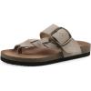 image:imageWhite Mountain Womens Harleta Braided Footbed SandalSandal Wood Suede