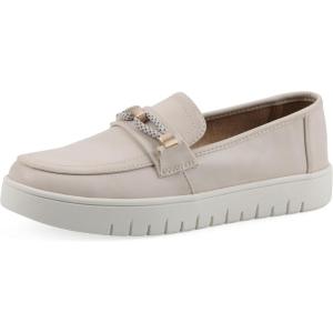 image:imageWhite Mountain Fom Recovery Womens Naathan Cushioned Penny LoaferEggshell Burnished Smooth