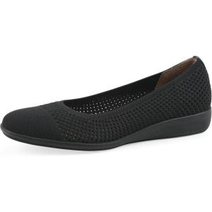 image:imageWhite Mountain Womens Florian Fly Knit Ballet FlatBlack Fabric