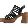 image:imageWhite Mountain Womens Barbea Gladiator Platform SandalBlack Burnished Smooth