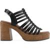 image:imageWhite Mountain Womens Barbea Gladiator Platform SandalBlack Burnished Smooth