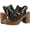 image:imageWhite Mountain Womens Barbea Gladiator Platform SandalBlack Burnished Smooth