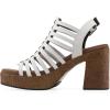 image:imageWhite Mountain Womens Barbea Gladiator Platform SandalWhite Smooth