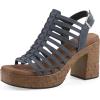 image:imageWhite Mountain Womens Barbea Gladiator Platform SandalDenim Blue Fabric