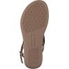 image:imageWhite Mountain Womens Lifted Thong SandalBlack Smooth