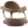 image:imageWhite Mountain Womens Lifted Thong SandalBlush WNatural Smooth