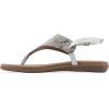 image:imageWhite Mountain Womens Lifted Thong SandalLight Taupe Snake Print Fabric