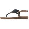 image:imageWhite Mountain Womens Lifted Thong SandalNavy Smooth