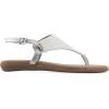 image:imageWhite Mountain Womens Lifted Thong SandalWhite Tumbled Smooth