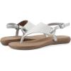 image:imageWhite Mountain Womens Lifted Thong SandalWhite Tumbled Smooth