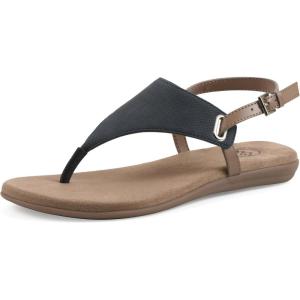 image:imageWhite Mountain Womens Lifted Thong SandalNavy Smooth