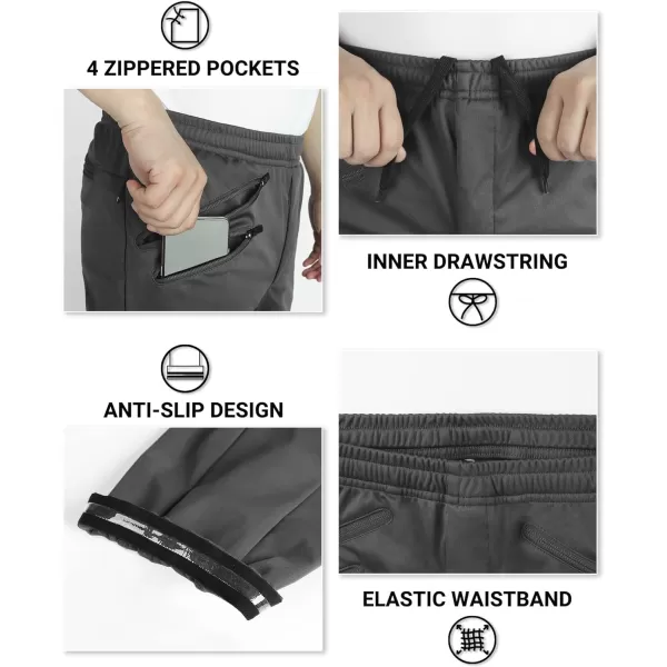 Outdoor Ventures Cycling Pants for Men, Windproof Mountain Bike Pants Waterproof Athletic Sweatpants for Biking Running