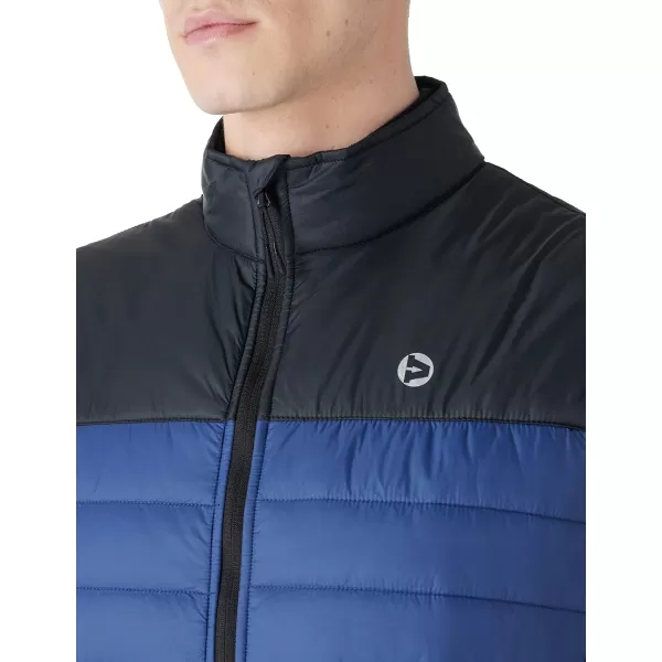 Outdoor Ventures Men's Lightweight Puffer Vest Outerwear, Warm Sleeveless Packable Winter Jacket for Hiking Travel Running