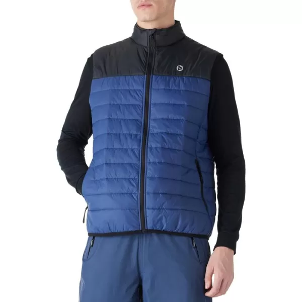 Outdoor Ventures Men's Lightweight Puffer Vest Outerwear, Warm Sleeveless Packable Winter Jacket for Hiking Travel Running