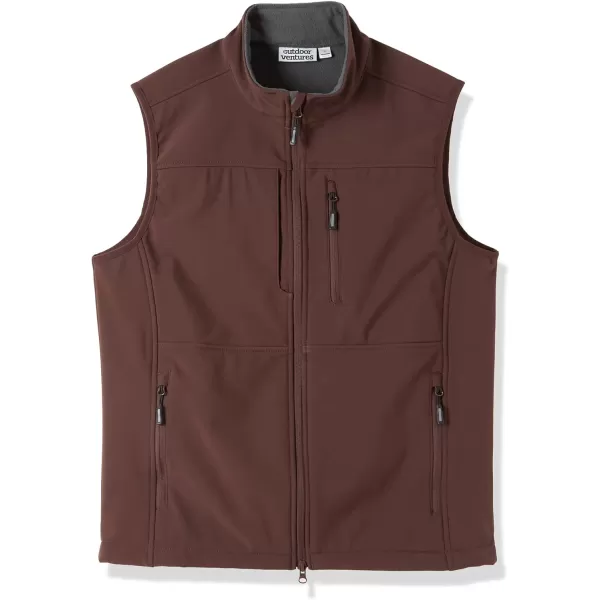 Outdoor Ventures Men's Running Vest Outerwear, Lightweight Windproof Fleece-Lined Softshell Sleeveless Jacket for Golf