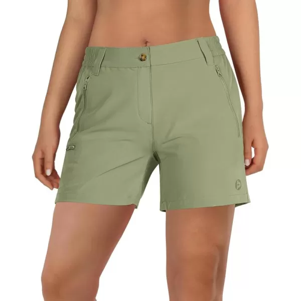 Outdoor Ventures Women's 5" Hiking Shorts Stretch Lightweight Golf Shorts