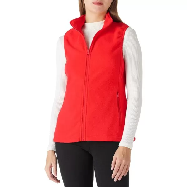 Outdoor Ventures Women’s Fleece Vest, Zip Up Lightweight Soft Running Vest Outerwear Sleeveless with Pockets
