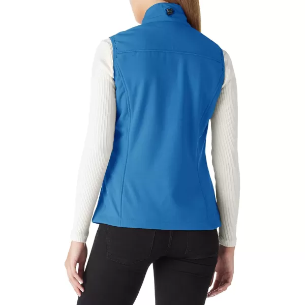 Outdoor Ventures Women's Lightweight Softshell Vest Windproof Fleece Lined Zip Up Sleeveless Jacket for Running Hiking Golf