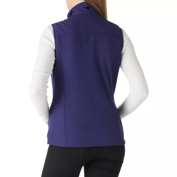 Outdoor Ventures Women's Lightweight Softshell Vest Windproof Fleece Lined Zip Up Sleeveless Jacket for Running Hiking Golf