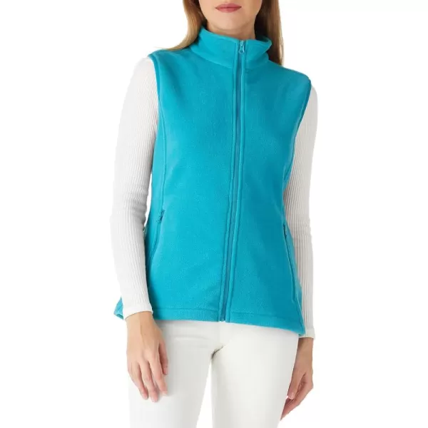 Outdoor Ventures Women's Polar Fleece Zip Vest Outerwear with Pockets,Warm Sleeveless Coat Vest for Fall &amp; Winter