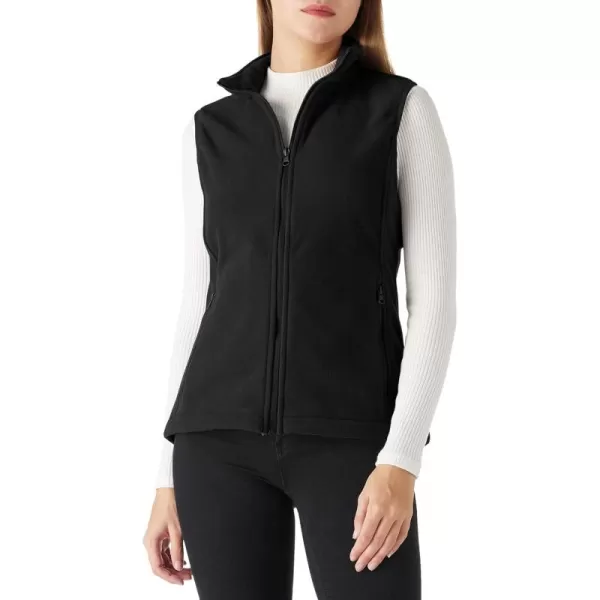 Outdoor Ventures Women's Polar Fleece Zip Vest Outerwear with Pockets,Warm Sleeveless Coat Vest for Fall &amp; Winter