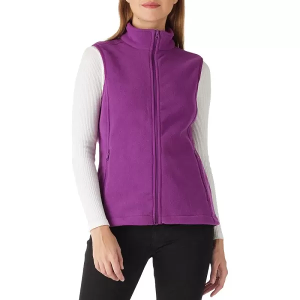 Outdoor Ventures Women's Polar Fleece Zip Vest Outerwear with Pockets,Warm Sleeveless Coat Vest for Fall &amp; Winter