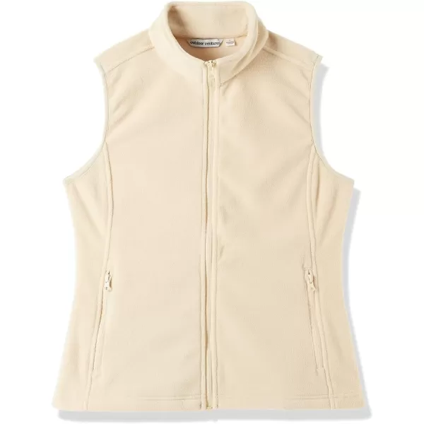 Outdoor Ventures Women's Polar Fleece Zip Vest Outerwear with Pockets,Warm Sleeveless Coat Vest for Fall &amp; Winter