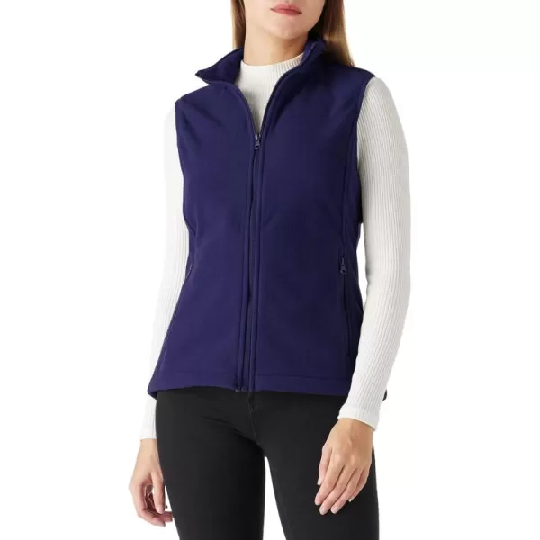 Outdoor Ventures Women's Polar Fleece Zip Vest Outerwear with Pockets,Warm Sleeveless Coat Vest for Fall &amp; Winter