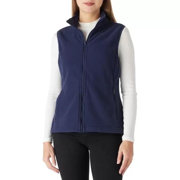 Outdoor Ventures Women's Polar Fleece Zip Vest Outerwear with Pockets,Warm Sleeveless Coat Vest for Fall &amp; Winter