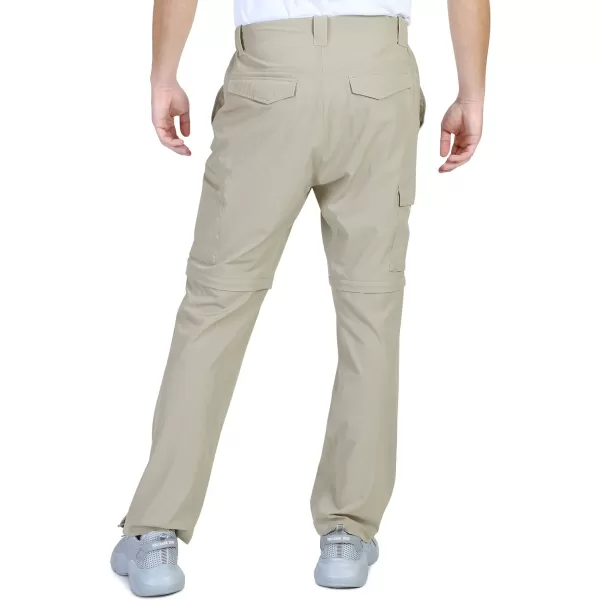 Outdoor Ventures Men's Convertible Pants, Quick Dry Hiking Zip-Off Pants, Stretch Lightweight Cargo Pants