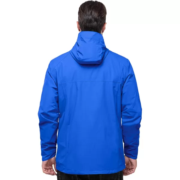 Outdoor Ventures Men's Packable Rain Jacket Waterproof Windbreaker Lightweight Raincoat with Hood