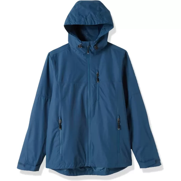 Outdoor Ventures Men's Packable Rain Jacket Waterproof Windbreaker Lightweight Raincoat with Hood