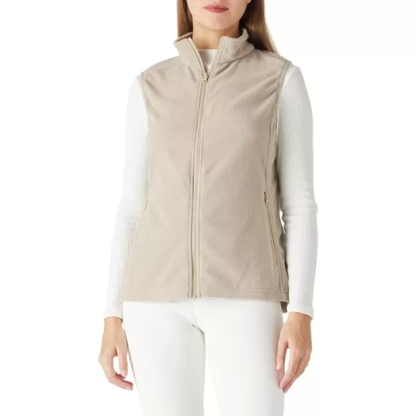 Outdoor Ventures Women’s Fleece Vest, Zip Up Lightweight Soft Running Vest Outerwear Sleeveless with Pockets