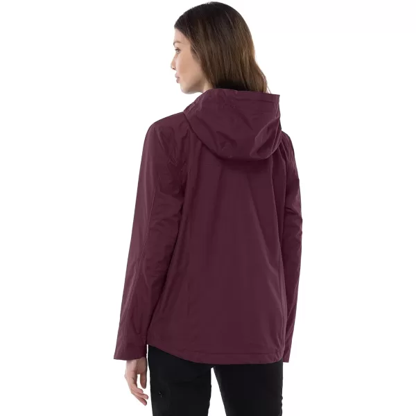 Outdoor Ventures Packable Rain Jacket Women Lightweight Waterproof Raincoat with Hood Cycling Bike Jacket Windbreaker