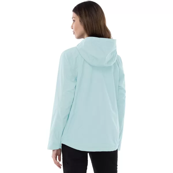 Outdoor Ventures Packable Rain Jacket Women Lightweight Waterproof Raincoat with Hood Cycling Bike Jacket Windbreaker