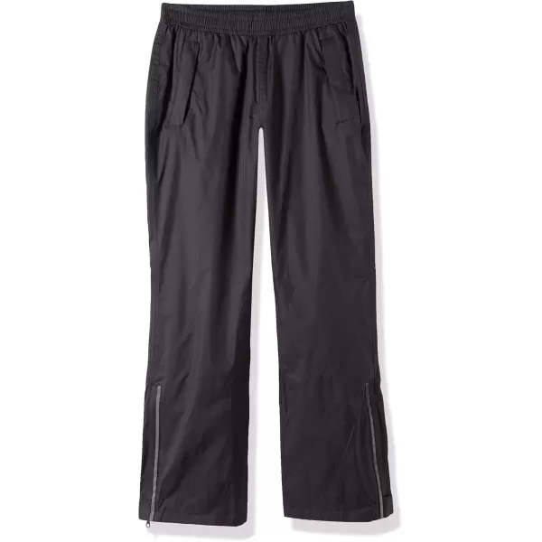 imageOutdoor Ventures Womens Rain Pants Packable Waterproof Hiking Pants Windproof Breathable Outdoor Rain Over PantsBlack