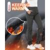 imageOutdoor Ventures Womens Idra Fleece Lined Hiking Pants Outdoor Softshell Waterproof Snow Pants Windproof Ski PantsGrey