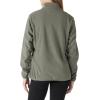 imageOutdoor Ventures Womens Loose Fit 14 Quarter Zip Soft Lightweight Polar Fleece Pullover Jacket with Zipper PocketDark Grey