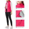 imageOutdoor Ventures Womens Polar Fleece Zip Vest Outerwear with PocketsWarm Sleeveless Coat Vest for Fall ampamp WinterBright Rose