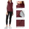 imageOutdoor Ventures Womens Polar Fleece Zip Vest Outerwear with PocketsWarm Sleeveless Coat Vest for Fall ampamp WinterCaramel