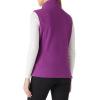 imageOutdoor Ventures Womens Polar Fleece Zip Vest Outerwear with PocketsWarm Sleeveless Coat Vest for Fall ampamp WinterDark Raspberry