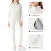 imageOutdoor Ventures Womens Polar Fleece Zip Vest Outerwear with PocketsWarm Sleeveless Coat Vest for Fall ampamp WinterIvory